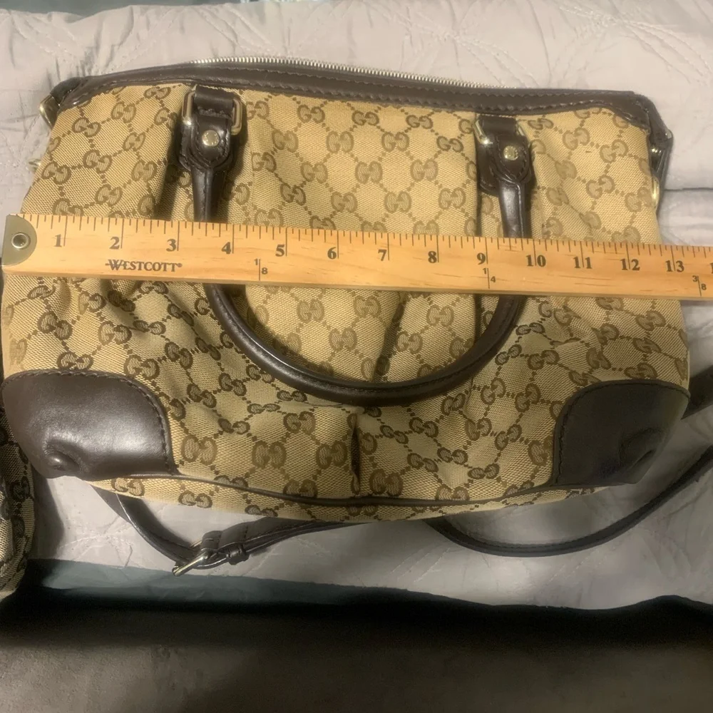 Gucci Sukey Brown and Tan Women's Bag & Wallet Bundle comes with dust bag